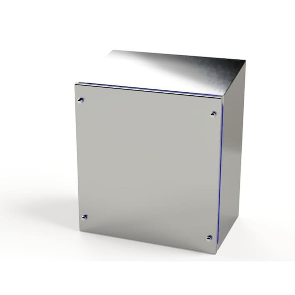 Fasteners Electrical Enclosures, 14-1/2 in H, 8 in D, 13.50 in W, NEMA 3R, 4, 4X, 12, 13